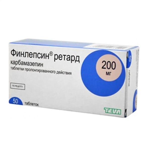 Finlepsin retard 200 mg 50 tablets