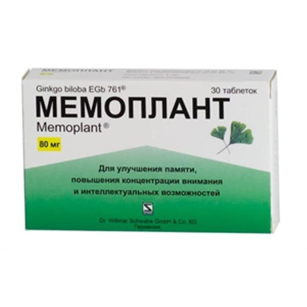 Memoplant 80 mg 30 tablets