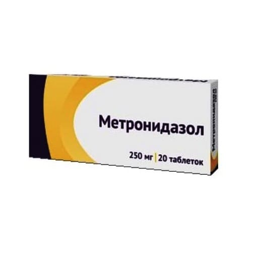 Metronidazole 250 mg 20 tablets