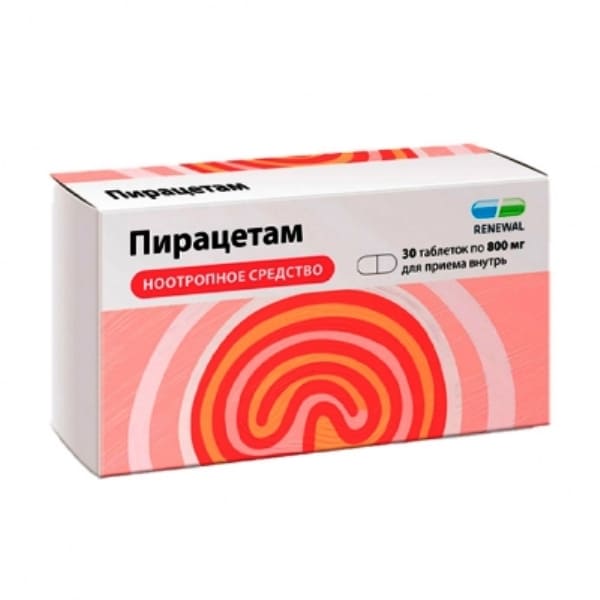Piracetam 800 mg 30 tablets